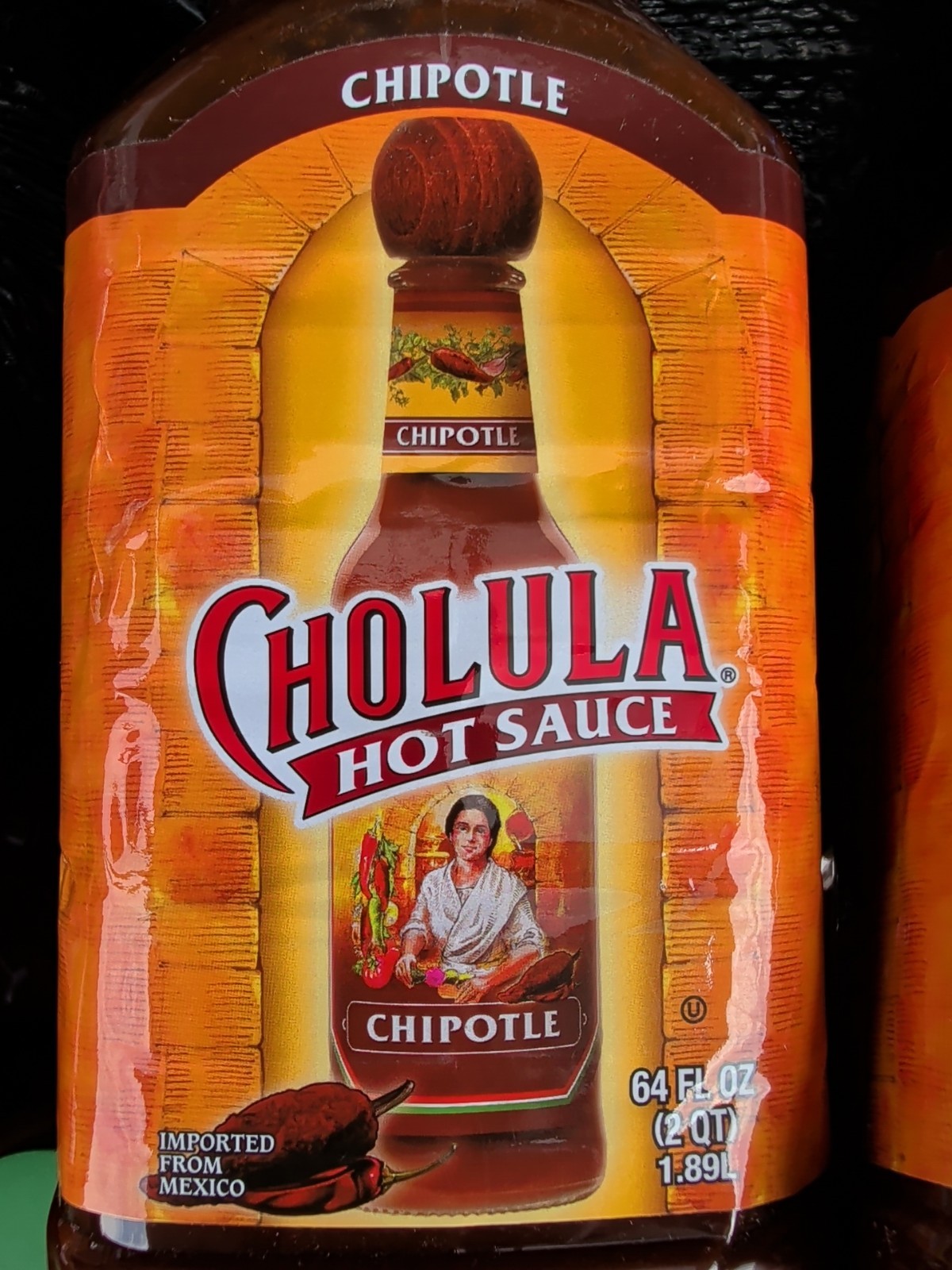 Cholula Chipotle Hot Sauce 64Oz Bulk Perfect For Chefs Smoky Flavor Gluten Free