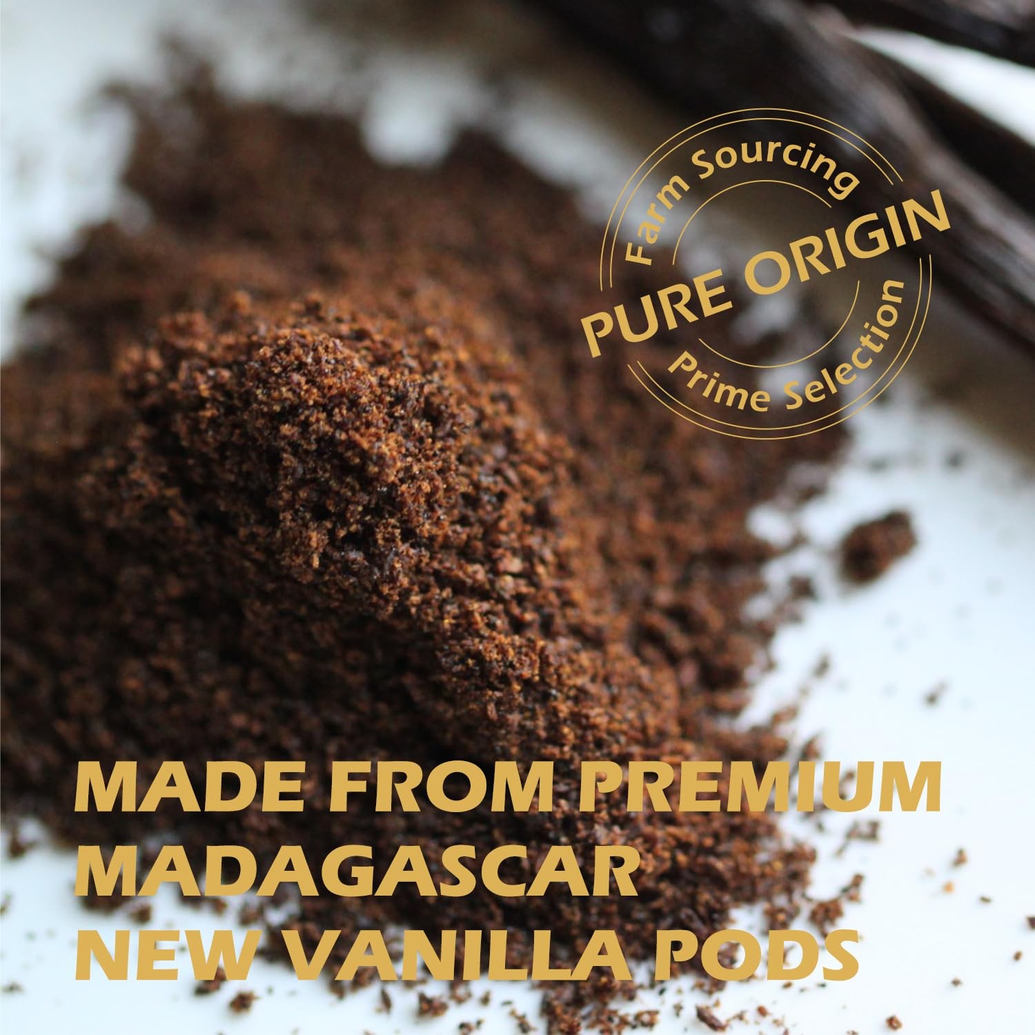 Vanilla Bean Powder 3.53 Oz Native Ground Madagascar Pure Natural No Fillers