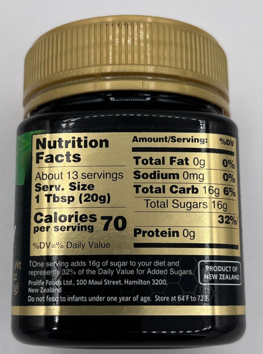 MANUKA HONEY MOTHER OF EARTH NEW ZEALAND UMF10+ MGO 261 SET OF 6