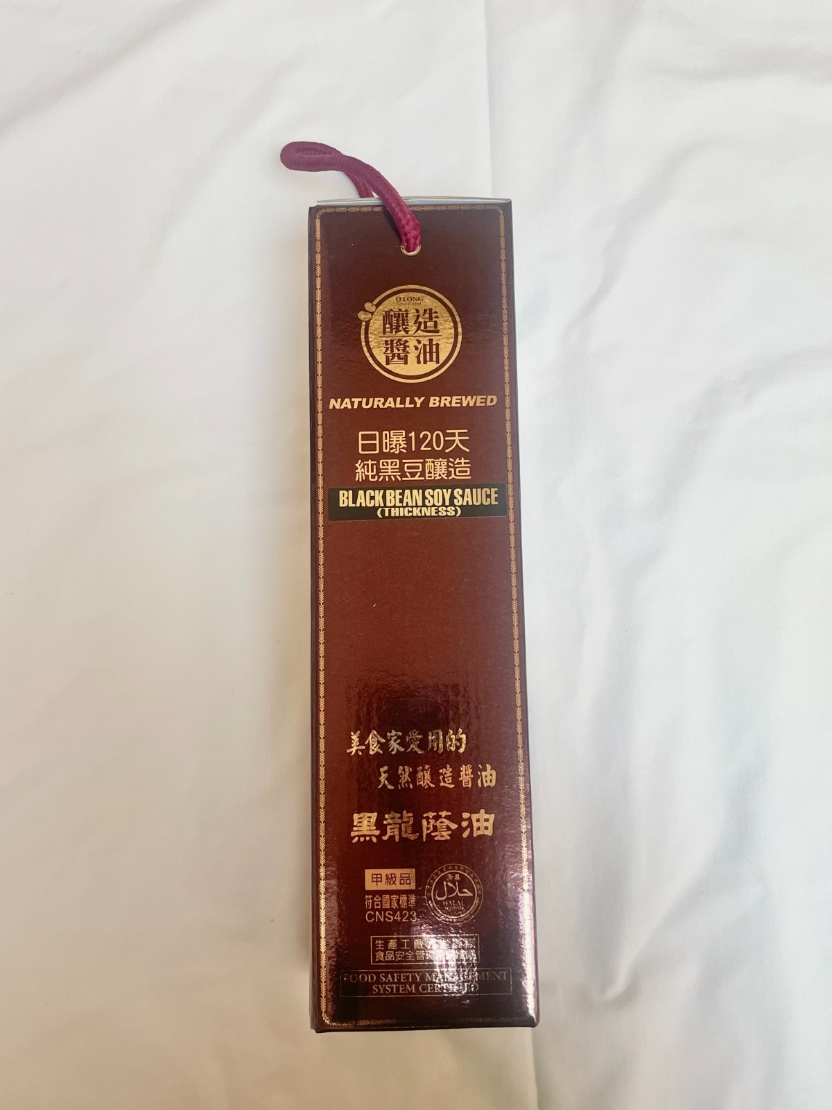 O’Long Black Bean Soy Sauce (Thickness) 1 pt 4.3 fl. oz. (600 ml)