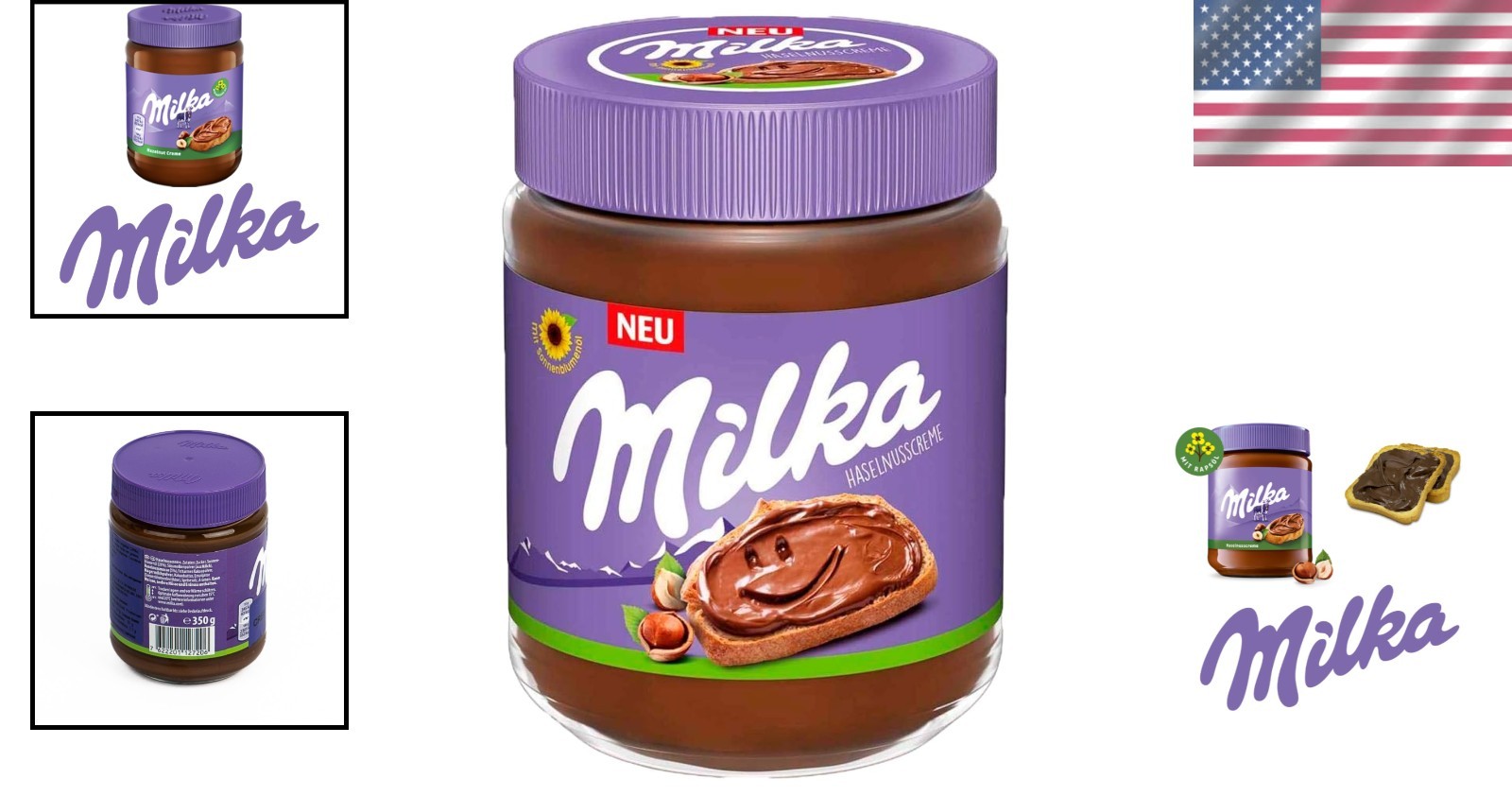 Luxurious Hazelnut Creme Spread – 2 x 350g Jars for Exquisite Breakfasts