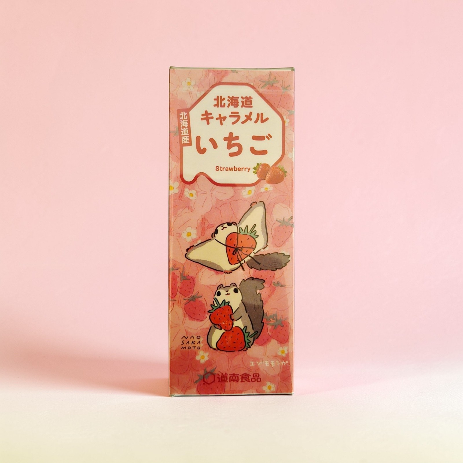 Dounan Hokkaido Japanese Strawberry Caramel Candy 18 Pieces(72g) – Three Packs