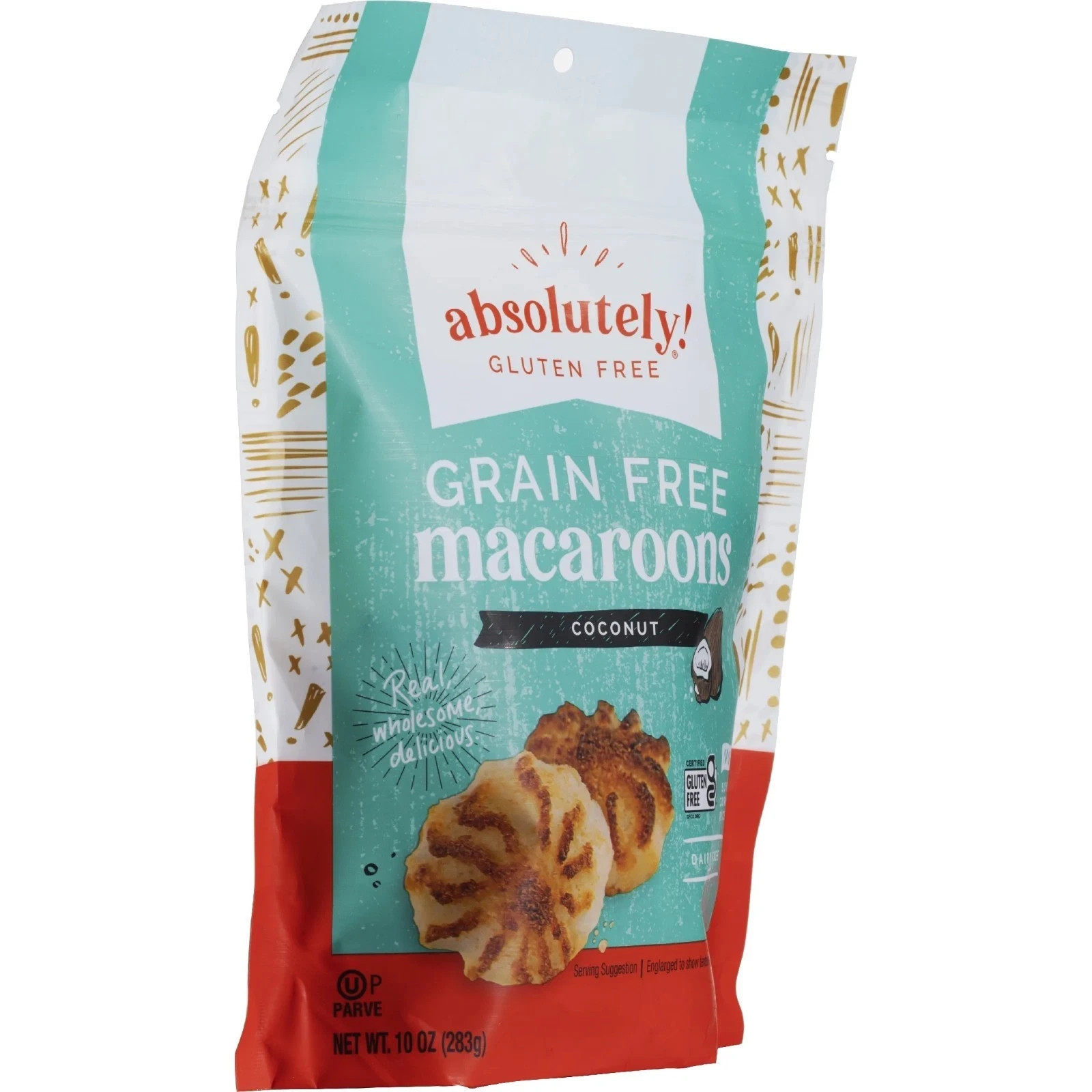 2pack, Absolutely Gluten Free Coconut Macaroon Cookies, 10oz