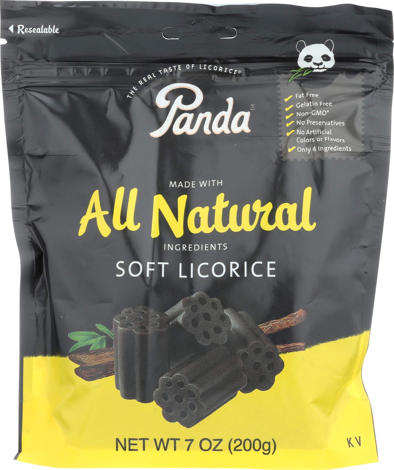 Panda All Natural Soft Licorice, 7 Oz. 7 Ounce (Pack of 1)