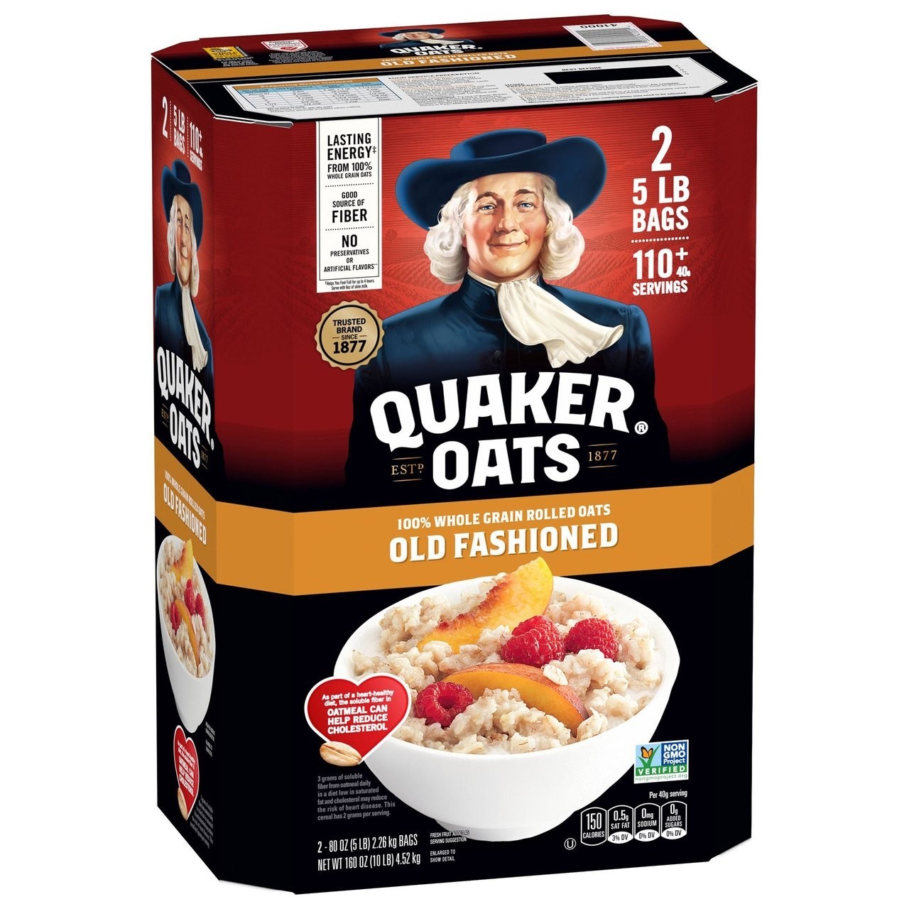 Quaker Old Fashioned Oats (5 lb., 2 pk.) Total 10 lbs