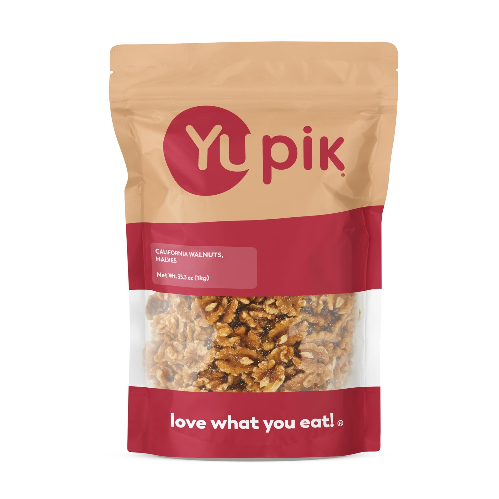 Yupik Raw California Walnuts, Halves & Pieces, 2.2 lb, Kosher, GlutenFree