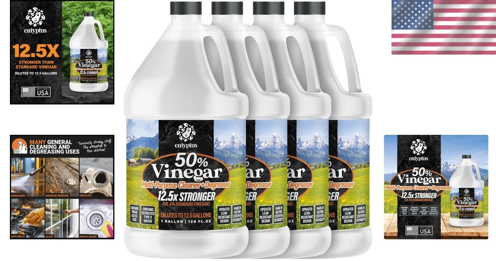 Eco-Friendly 50% Cleaning Solution – Powerful Concentrate, Leak Resistant Pack
