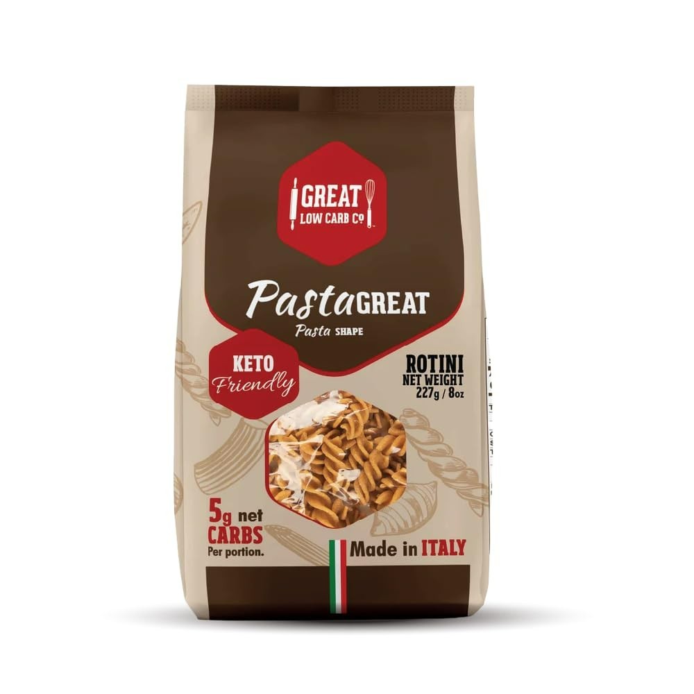 Great Low Carb Bread Co. Rotini Pasta 8 oz. Low Carb Pasta, Organic, Kosher, …