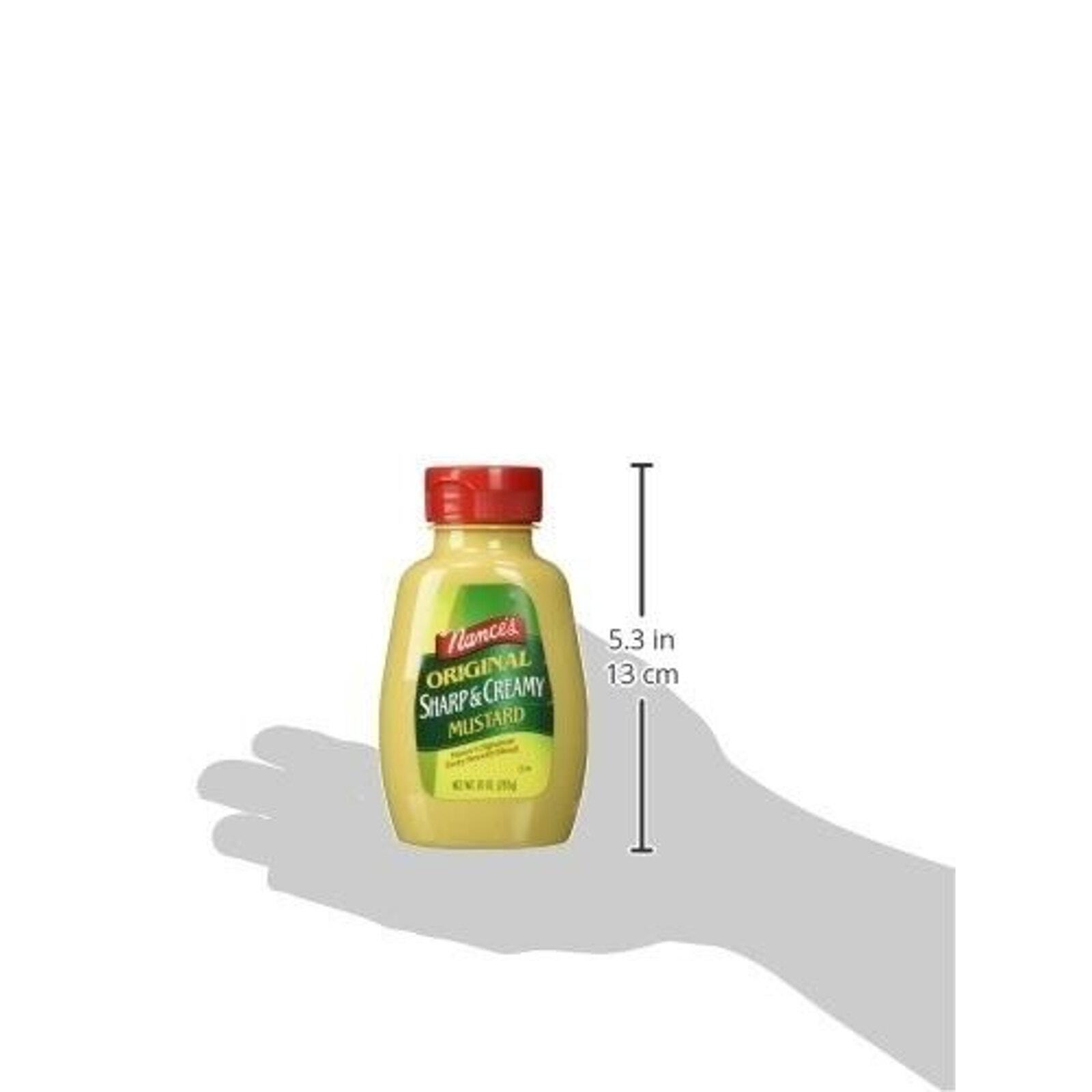 2 Pack Nance’s Sharp & Creamy Mustard 10 oz Bottle Dipping Sauce Condiment Dip