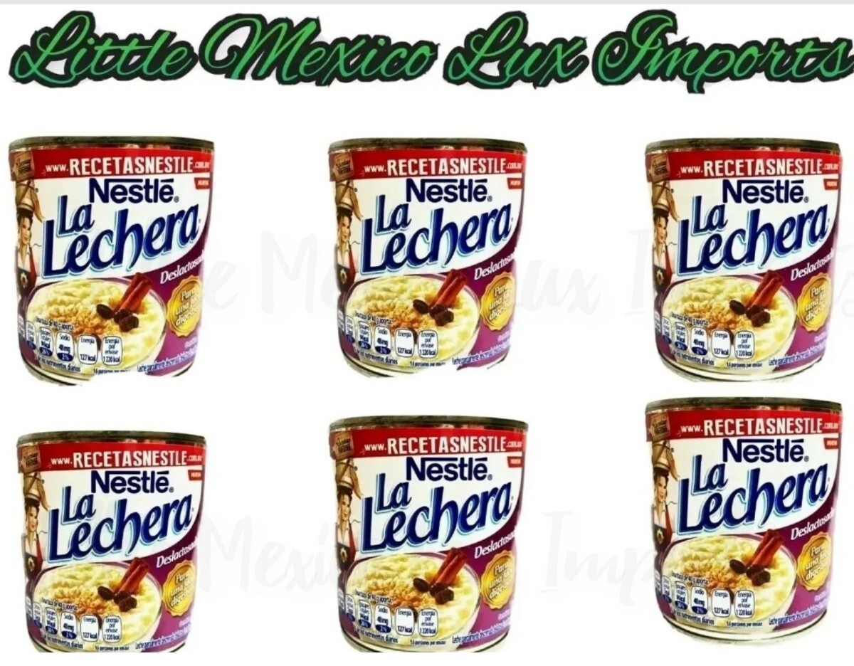 6 x LA LECHERA ESPECIALIDADES LACTOSE FREE SWEETENED CONDENSED MILK 384gc/u⚡