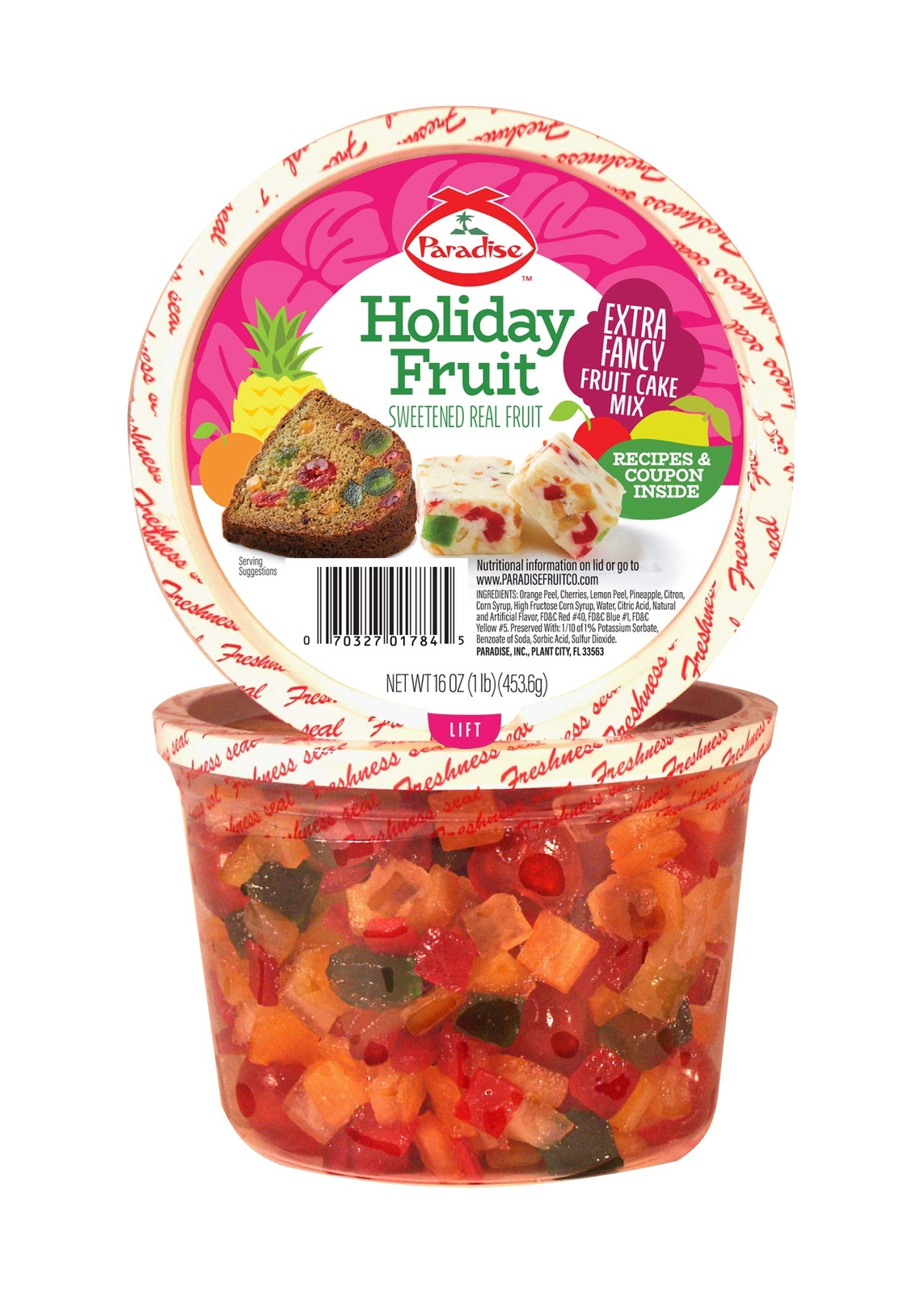 Paradise Fruit Extra Fancy Fruit Cake Mix 16oz