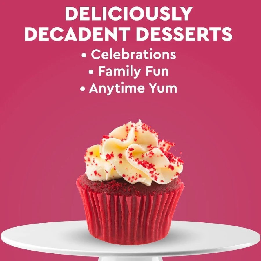 DUNCAN HINES Perfectly Moist RED VELVET Cake Mix 15.25 oz Box – 6 PACK