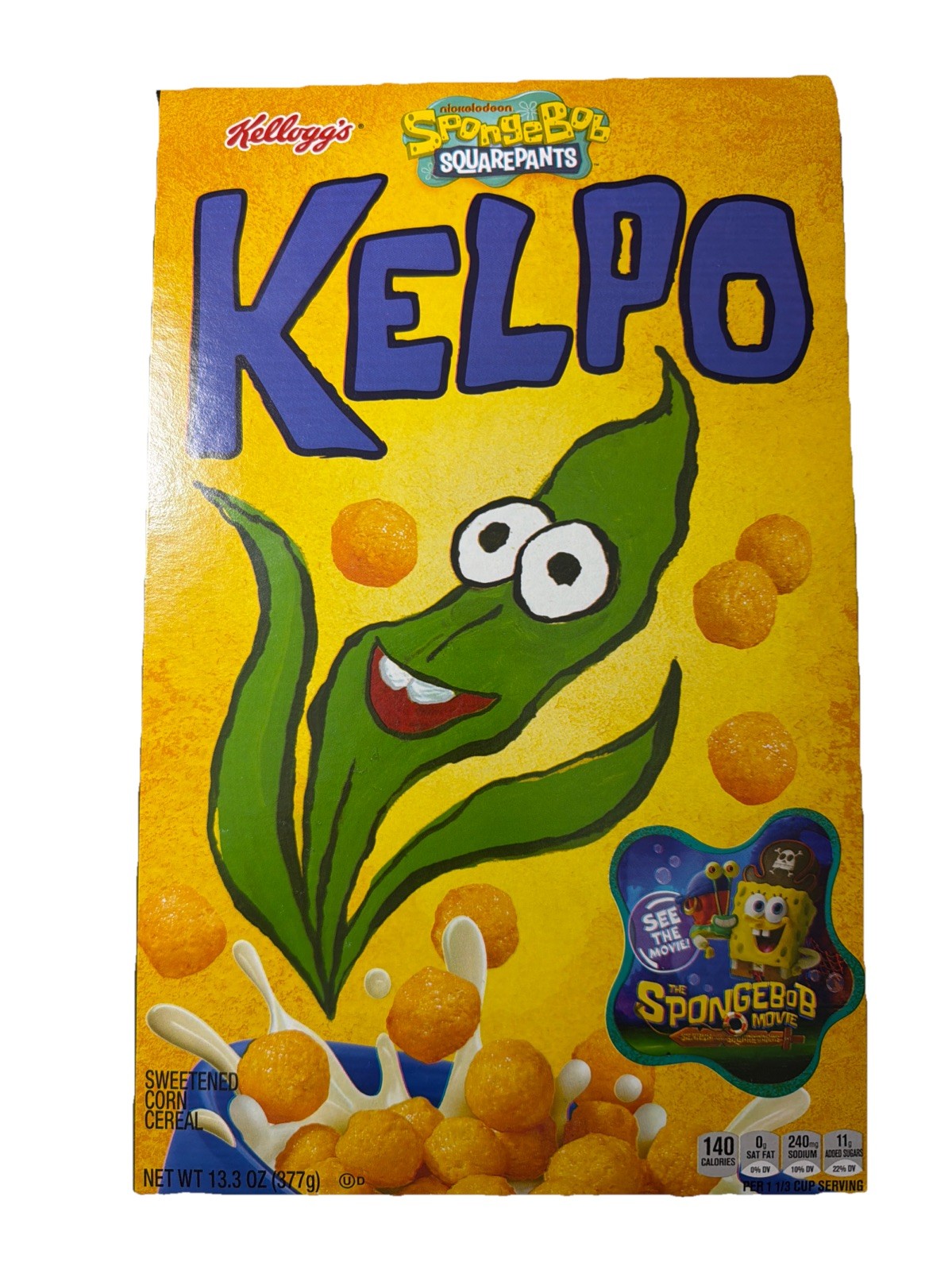 Kellogg’s The SpongeBob Movie: Search for SquarePants Breakfast Cereal 13.3oz