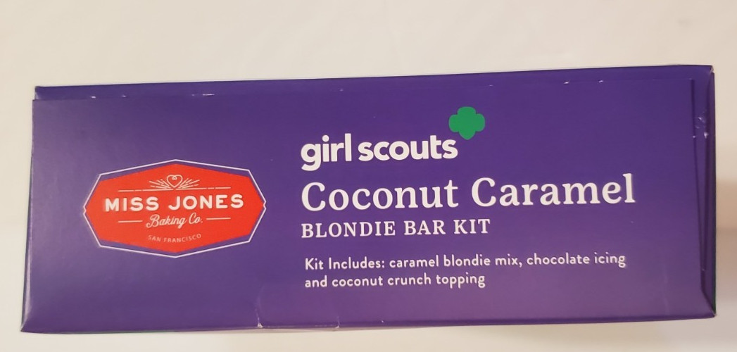 Miss Jones Girl Scouts Coconut Caramel Blondie Bar Kit – BBY 12/27