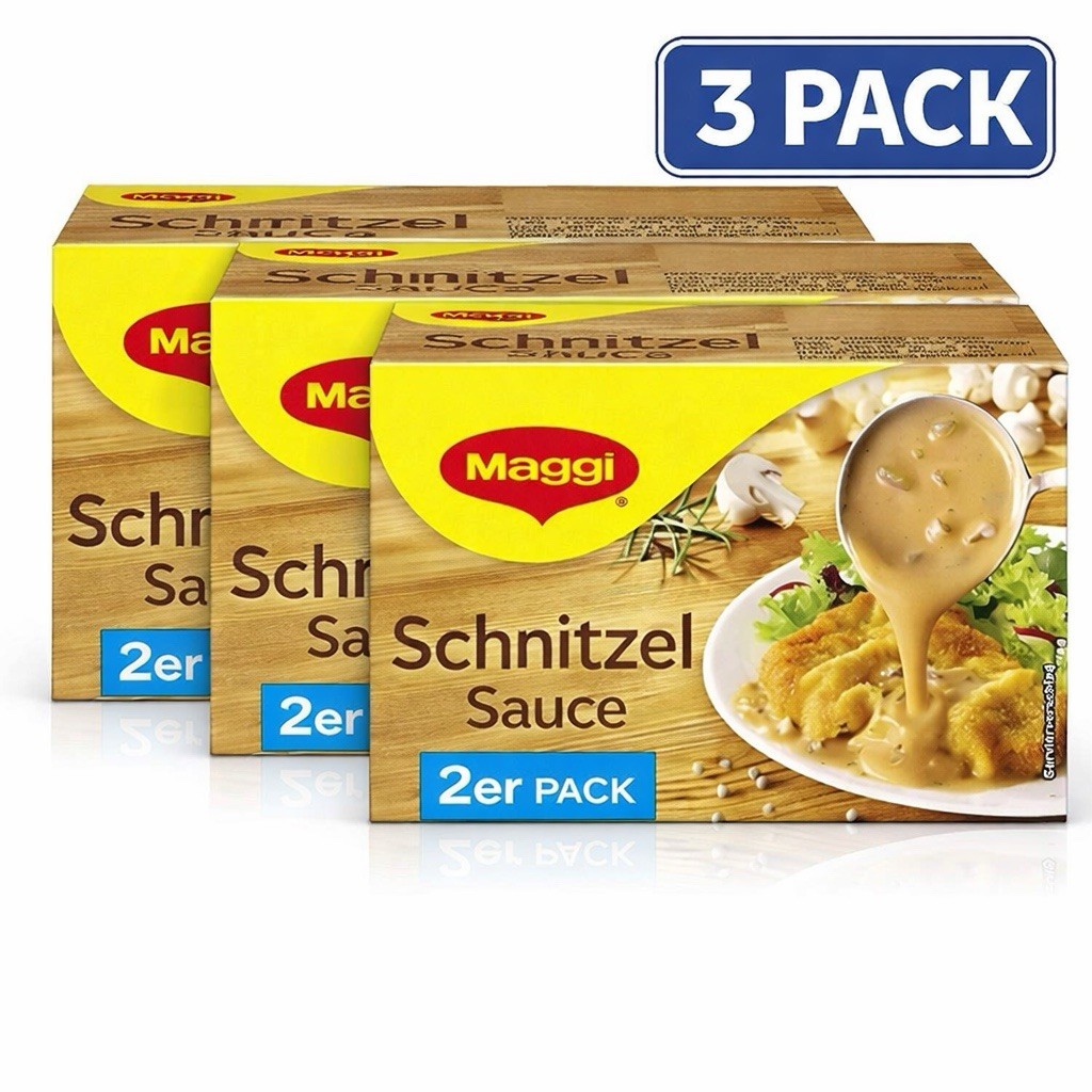 Maggi Schnitzel Sauce 3x 2 Pack (6 Total) Imported German Gravy Mix Fast Ship