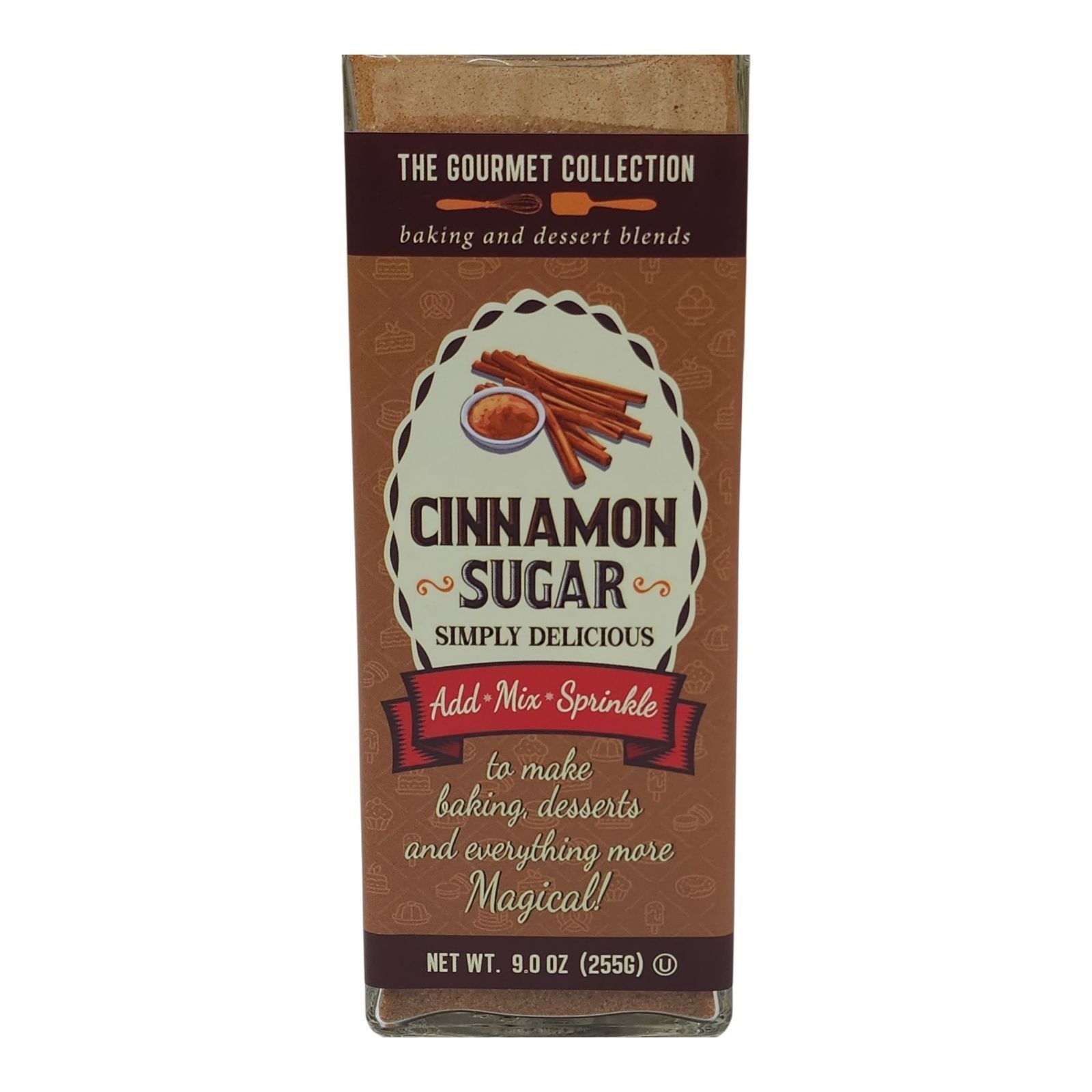 The Gourmet Collection Cinnamon & Sugar – Baking & Dessert Blend 9oz Exp 1/2028