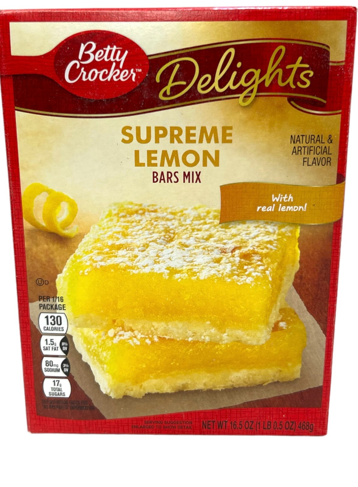 Betty Crocker Supreme Lemon Bar Mix 16.5 oz