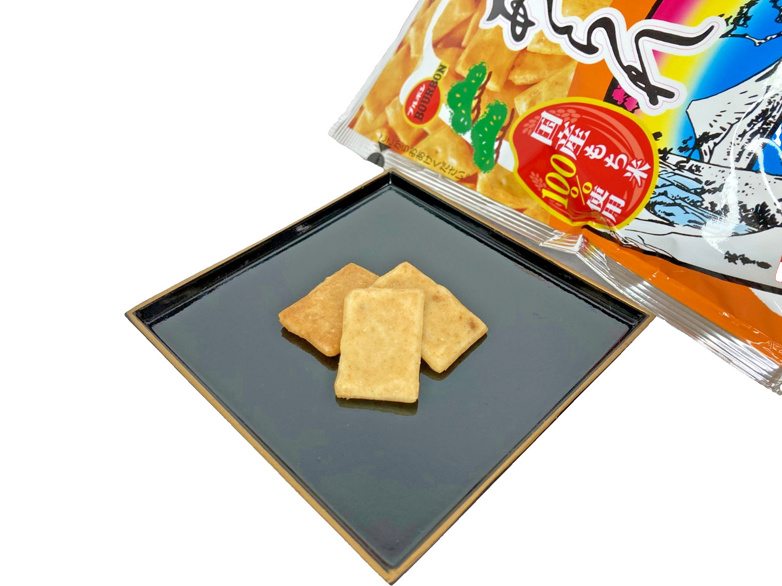Japan Rice Cracker Bourbon Hagoromo Rice Cracker 36g×10 bags