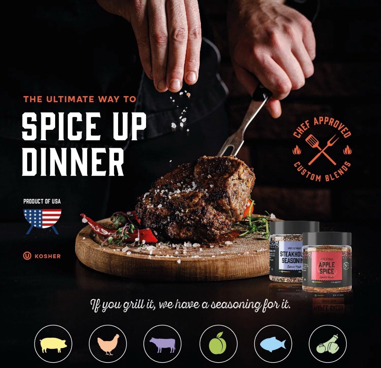 BBQ Spice Gift Set, 20 Unique Seasonings, Perfect for Men and Dads