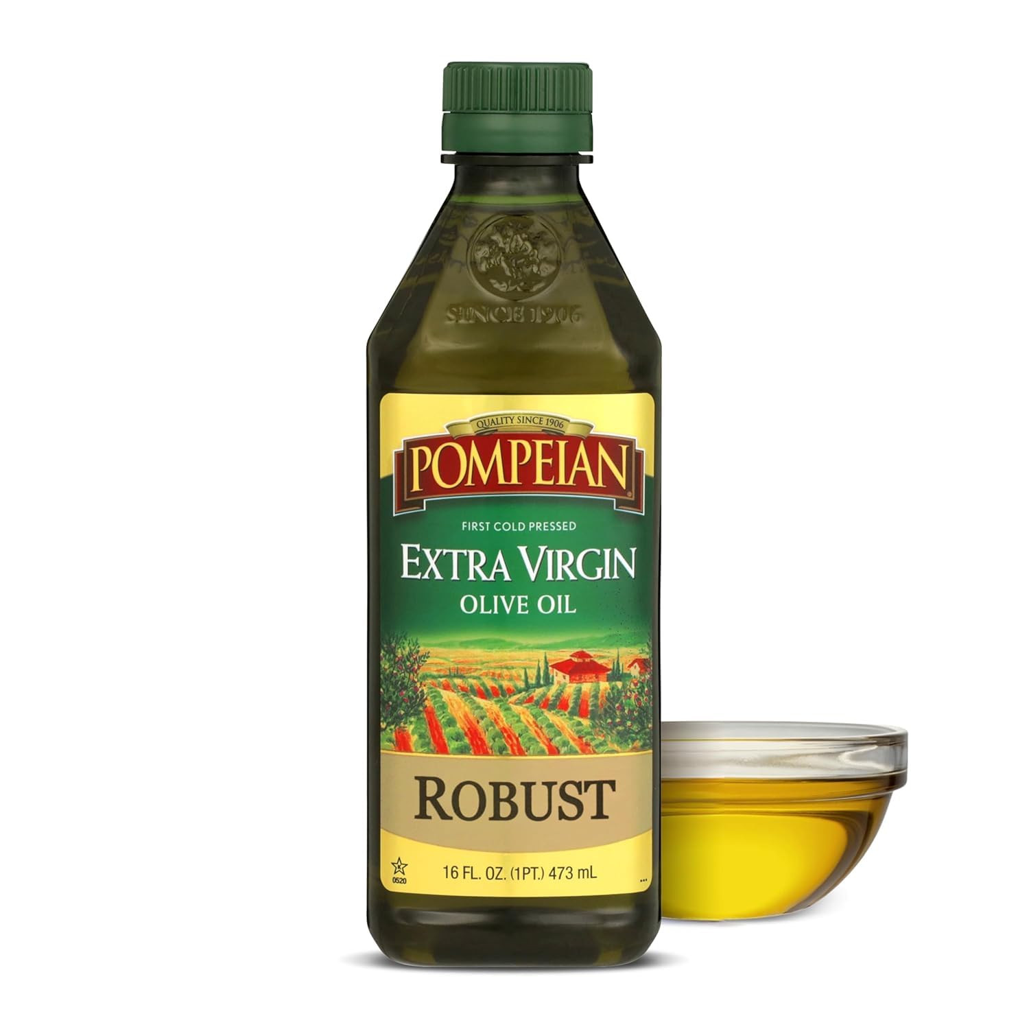Robust Extra Virgin Olive Oil – 101 Fl Oz (3 L) First Cold Pressed Olive Oil for