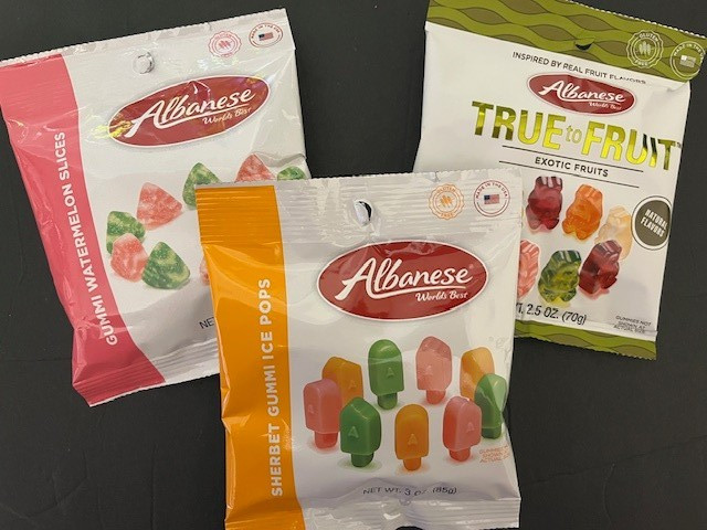 Albanese World’s Best Gummi «TRUE TO FRUIT/SHERBERT/WATERMELON» Flavor {3 BAGS}