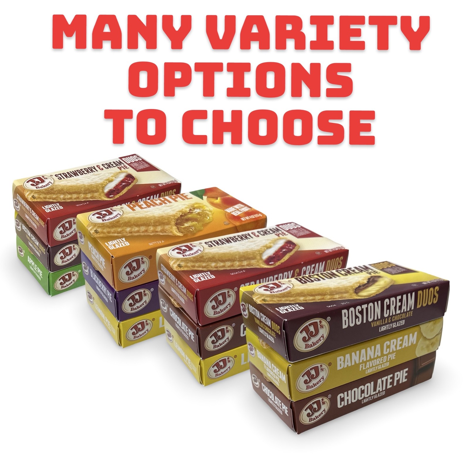 JJ’s Bakery Blackberry Glazed Snack Pies 4oz (Pack of 6)