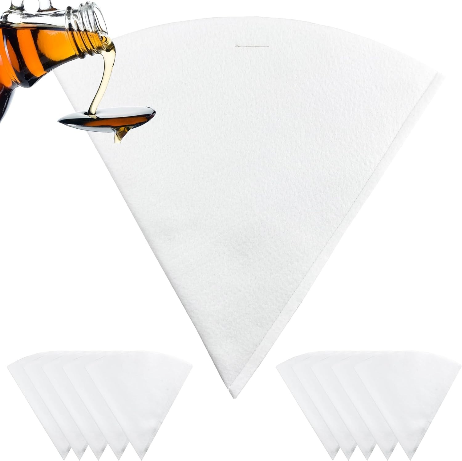 11 Pack Cone-Shaped Maple Syrup Filters – Heavy-Duty & Efficient Filtration