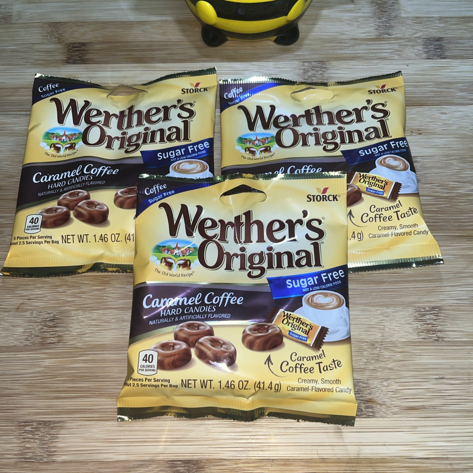 Weather’s Coffee Carmel Sugar Free Candy 1.46 Oz 3 Packs BB 10/27