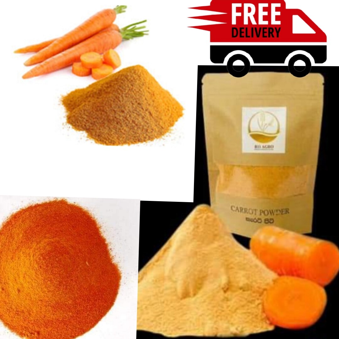 Natural CARROT POWDER Organic Antioxidant Carotene Beta Dried Dehydrated FLOUR
