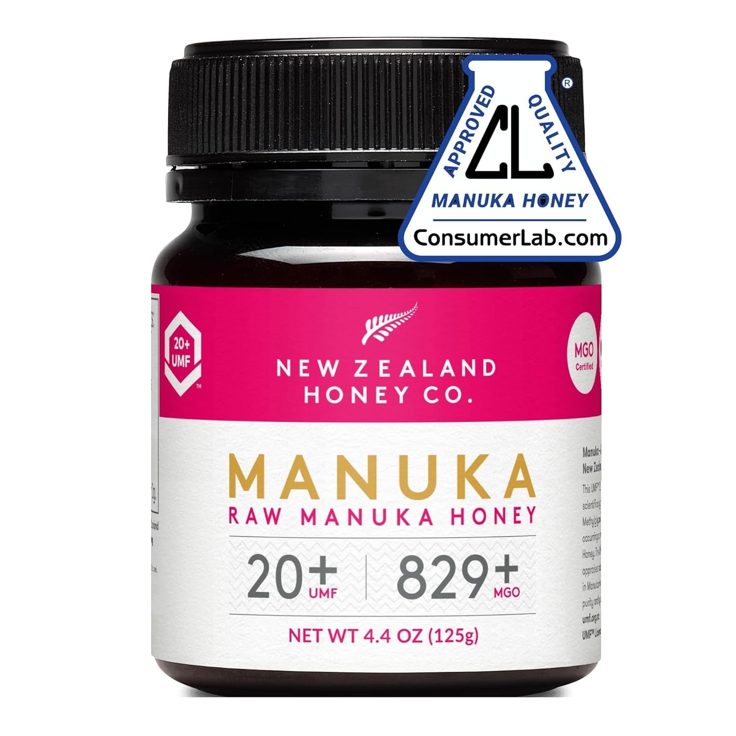 New Zealand Honey Co. Raw Manuka Honey UMF 20+ / MGO 829+ | UMF Certified | 4…