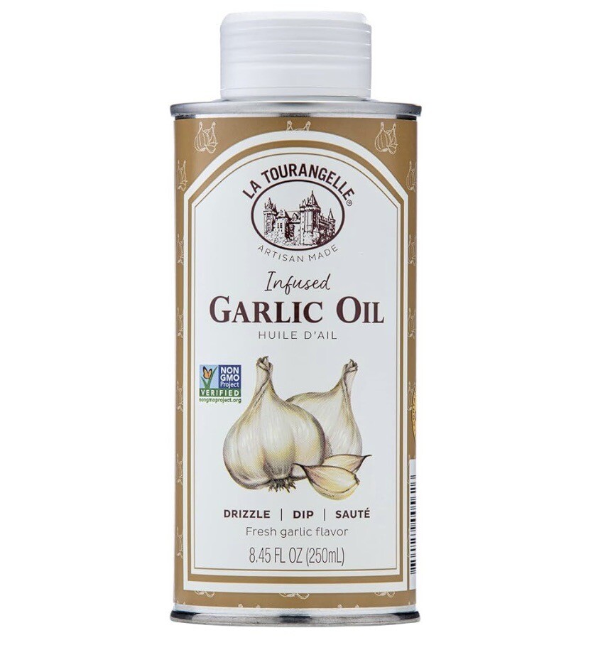 La Tourangelle Oil Garlic. Irresistible Aroma And Flavor. 8.45 Fl Oz