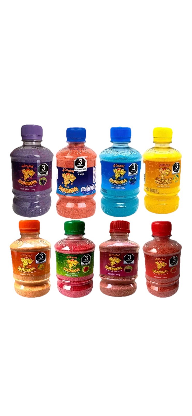 6 Pack DULCE EN POLVO «MIGUELITO» SABORES Surtidos 250g C/U