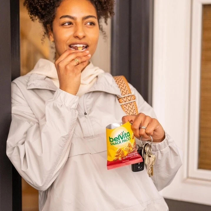 belVita Bites Breakfast Biscuits Variety Pack, 1 oz Pouches, 36 Count.