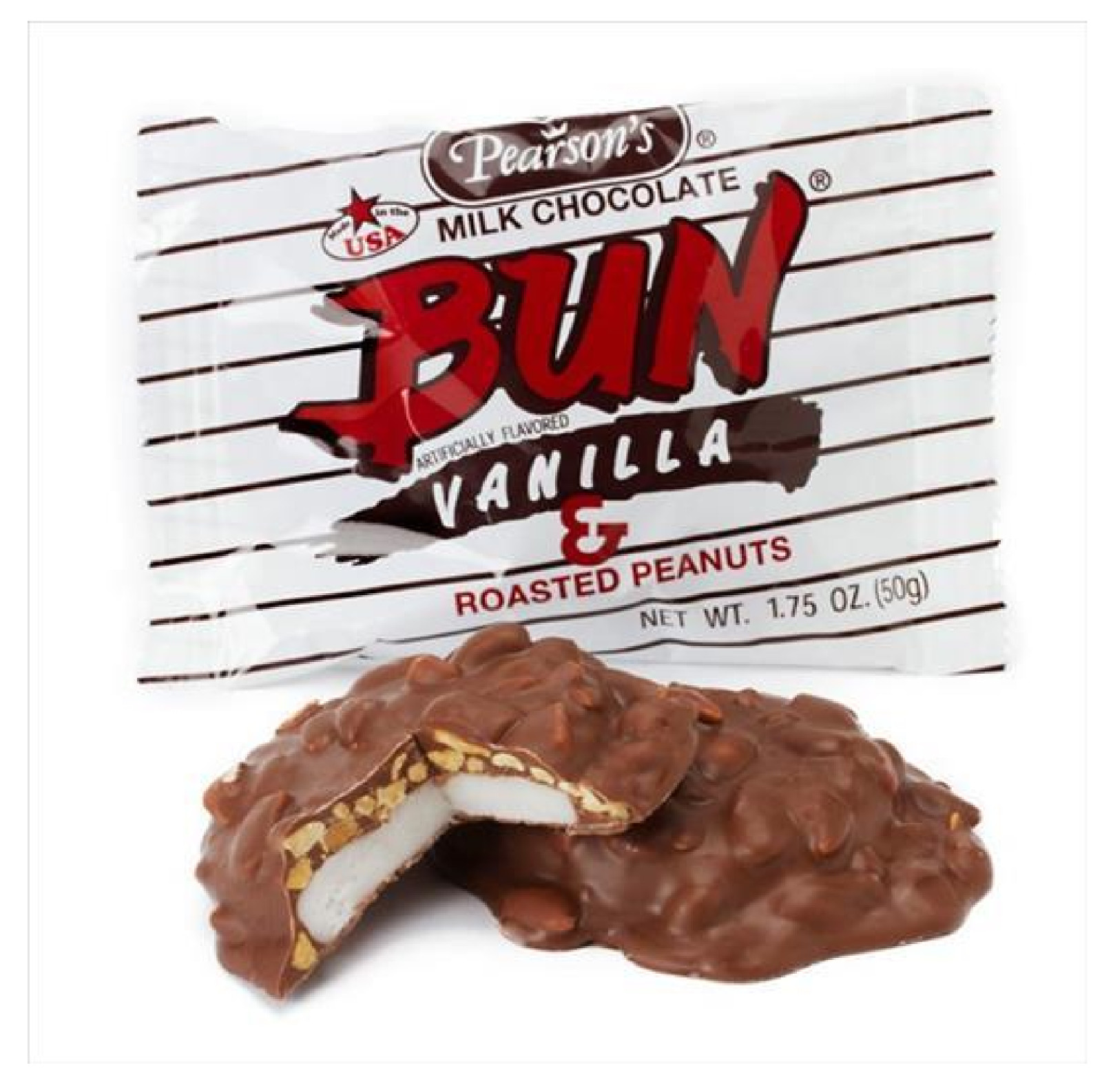 Full Box 24x Buns Pearson’s Vanilla Bun Bars – 1.75oz Each