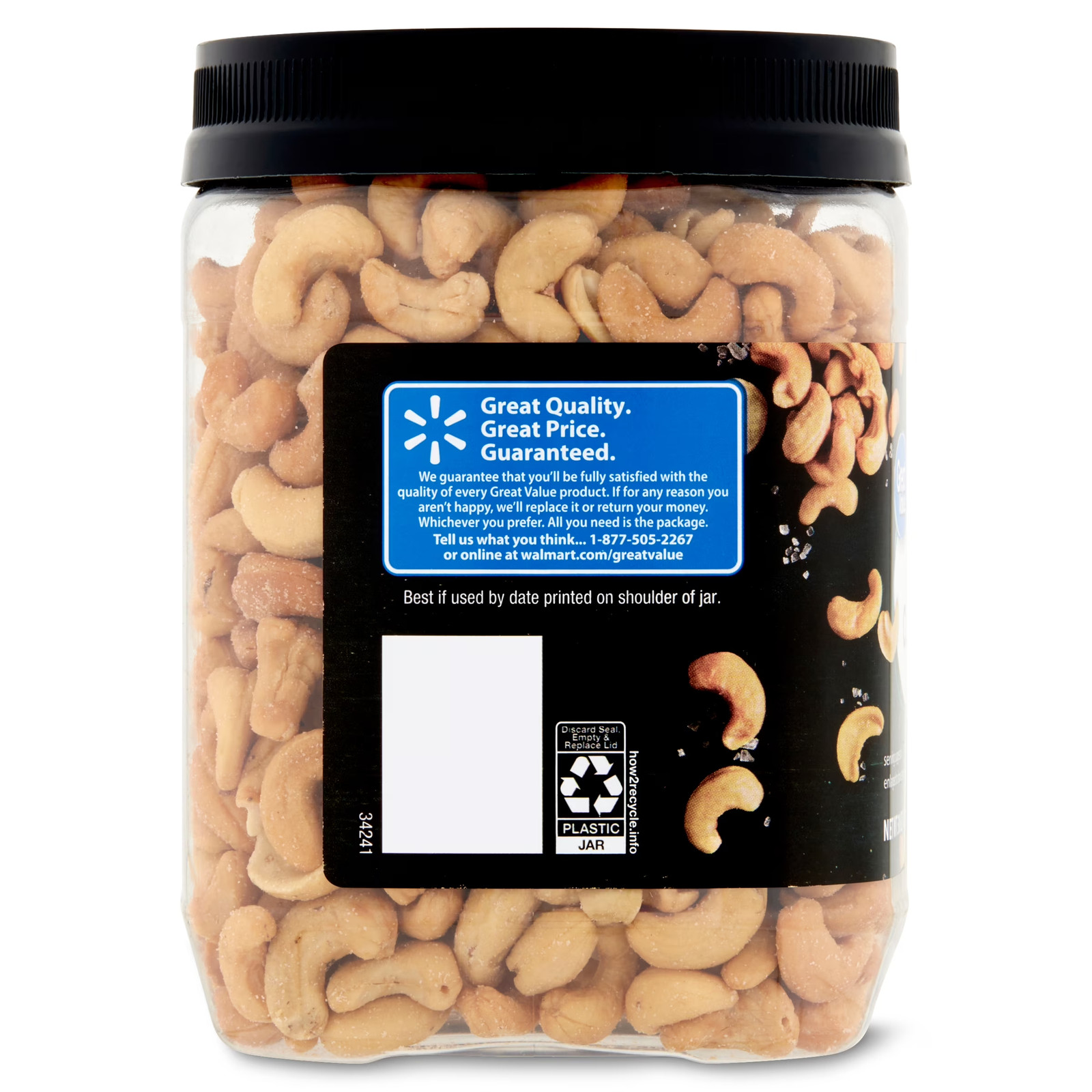 Great Value Deluxe Cashews, 30 oz