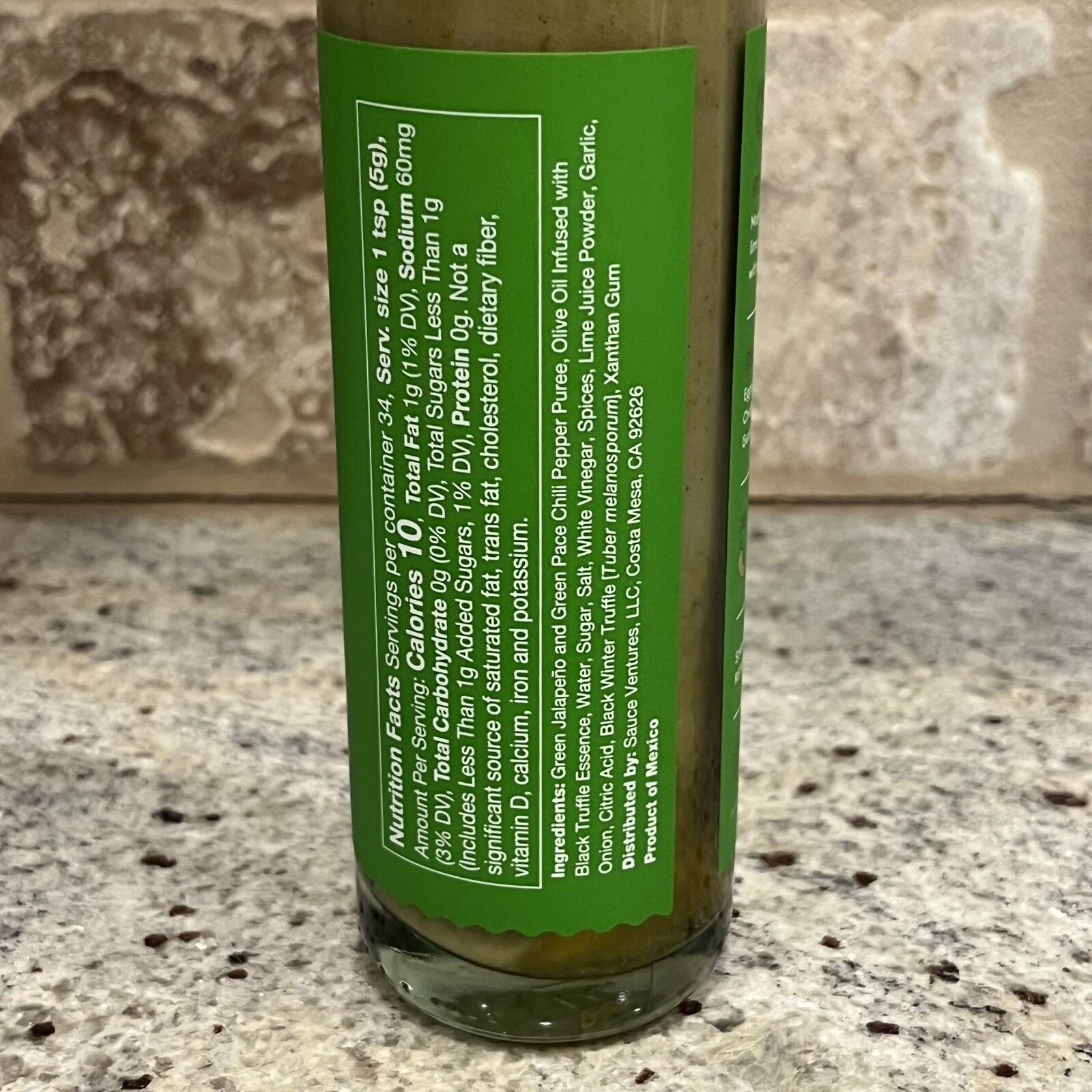 TRUFF Hot Sauce Jalapeño Lime Black Winter Truffle Infused 6 FL OZ 170 mL NIB