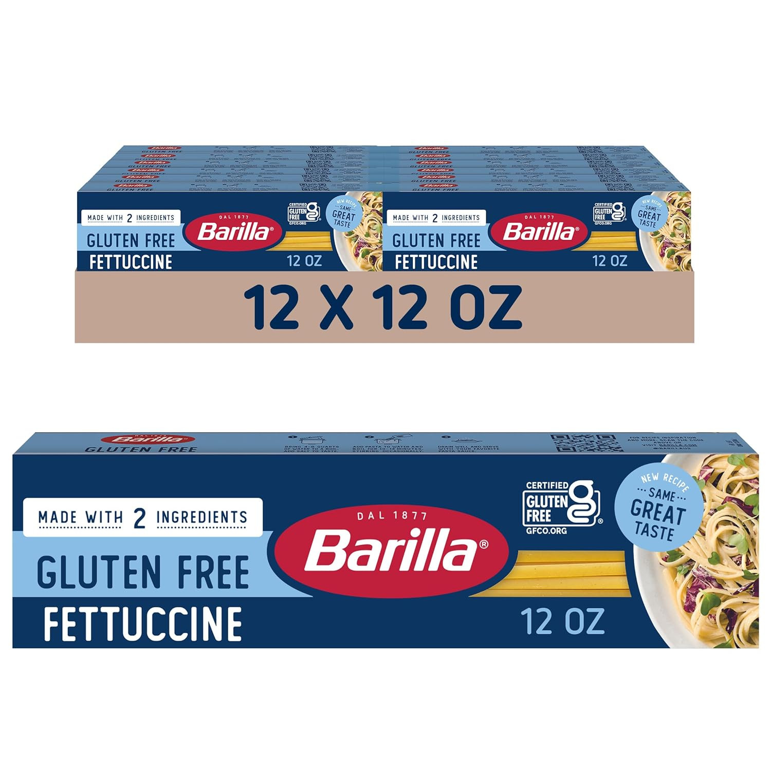 Gluten Free Elbows Pasta, 12 Ounce (8 Boxes) – Non-Gmo Gluten Free Pasta Made wi