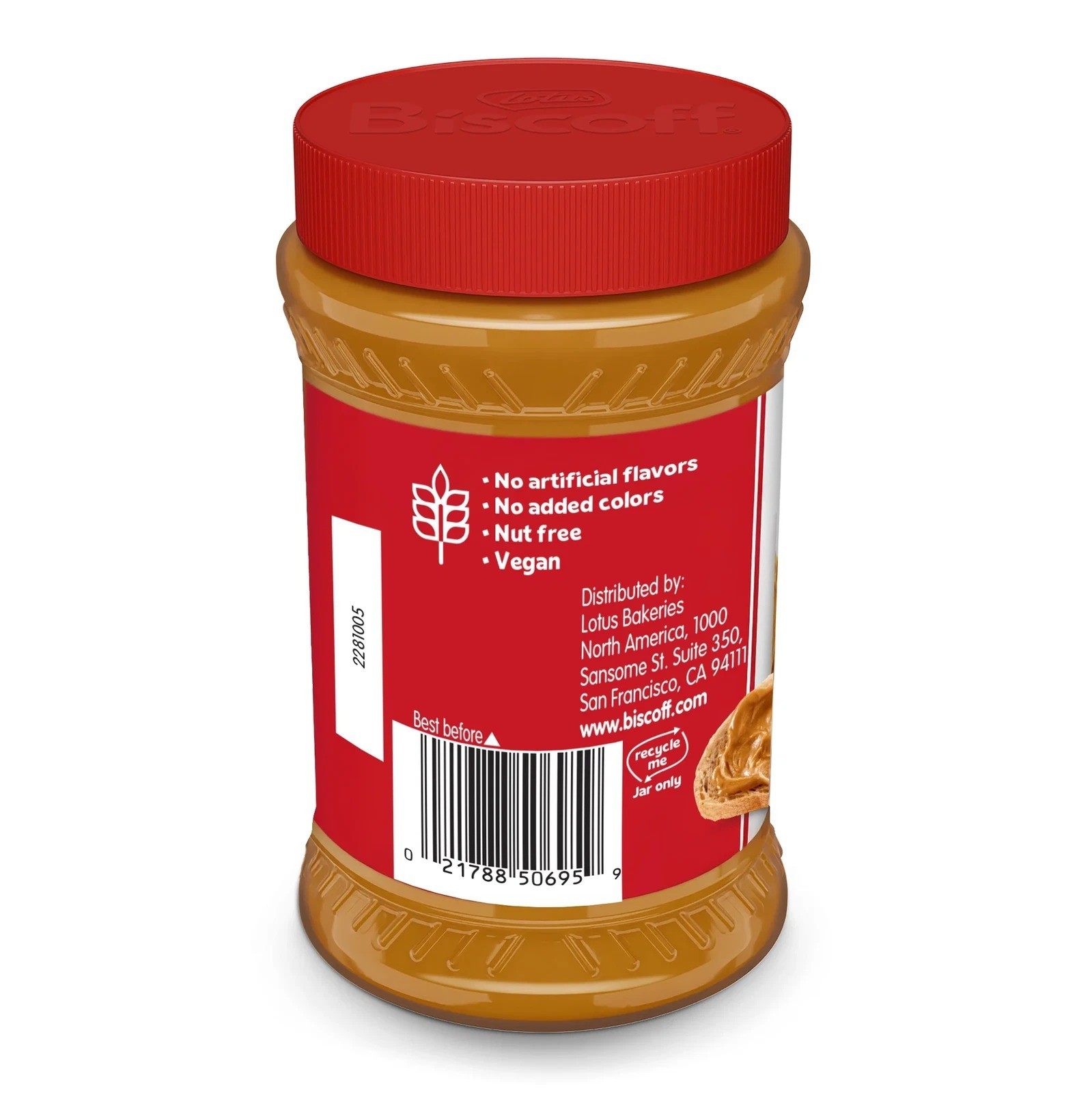 Lotus Biscoff Creamy Cookie Butter, 14.1 Oz.