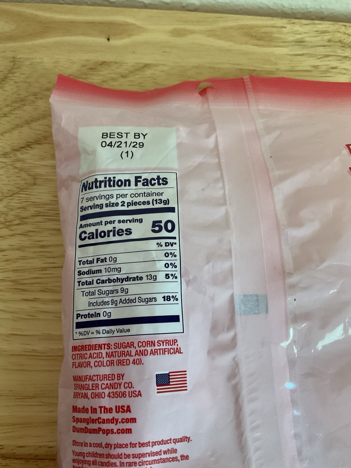 Shirley Temple Flavored Limited Edition Dum Dums Suckers 3.5 Oz Bag