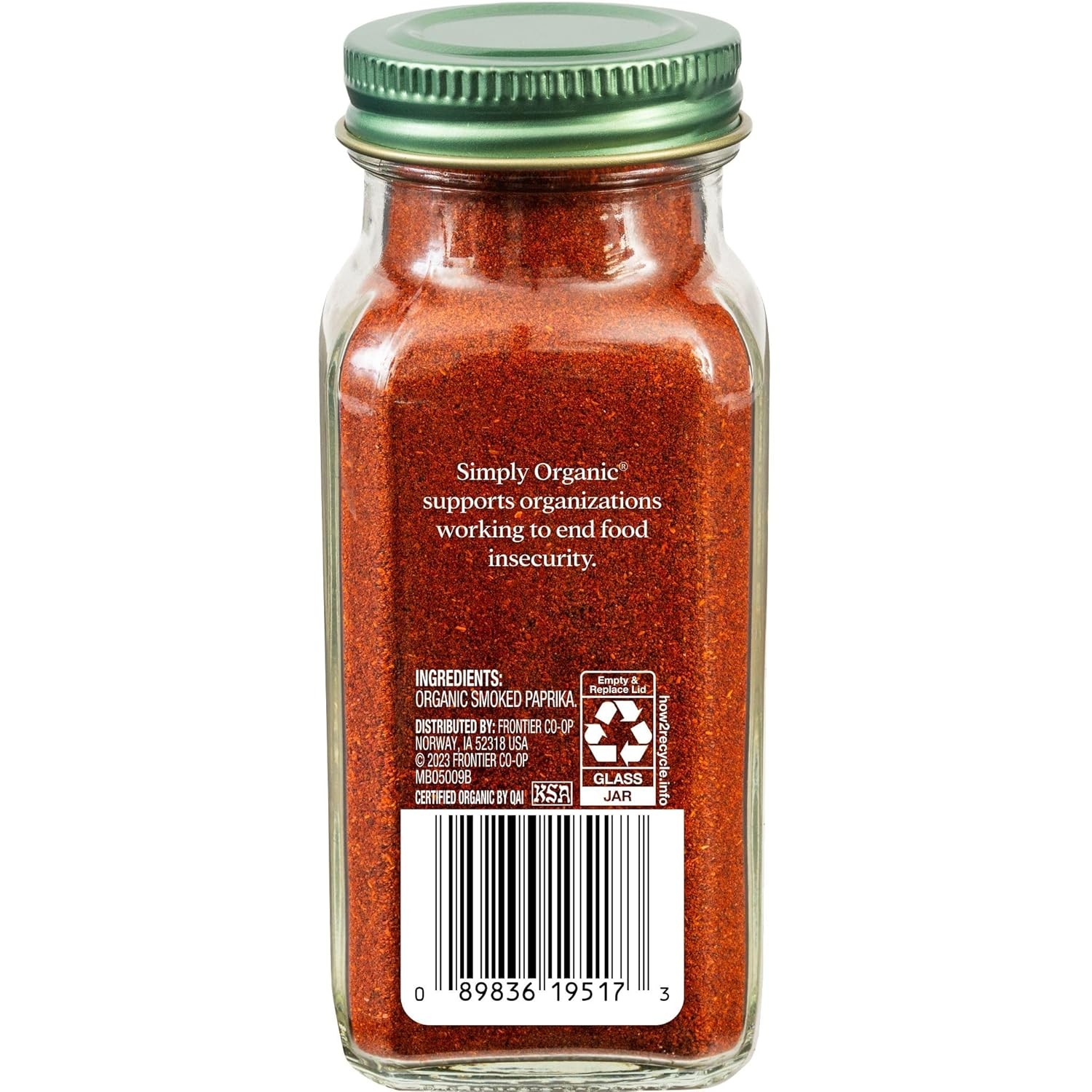 Smoked Paprika, 2.72 Ounce, Oak Wood Smoked & Ground Spanish Paprika, Deep Smoke