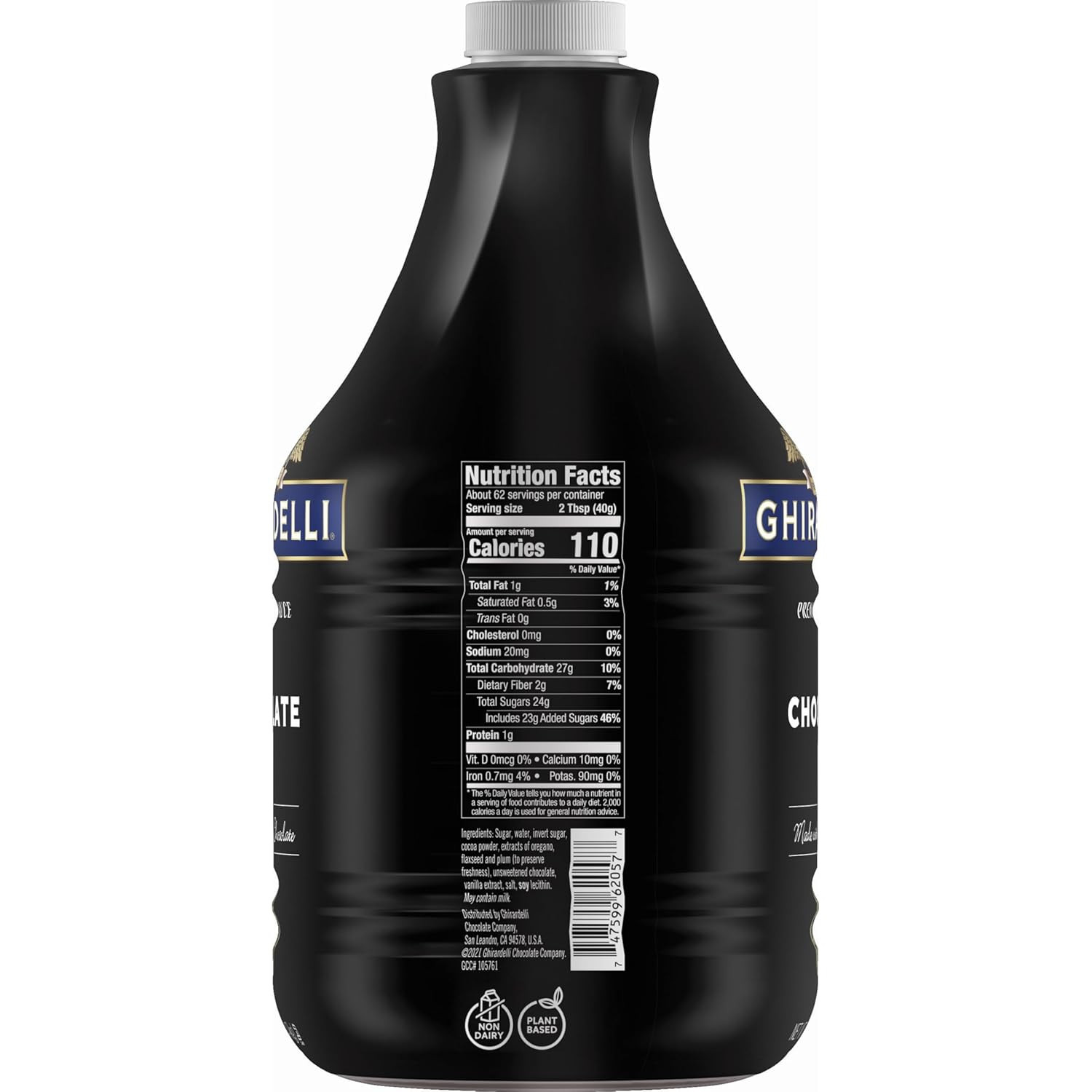 Ghirardelli Premium Sauce Net Wt 5 Lb, 7.3 Oz, Chocolate, 87.3 Oz