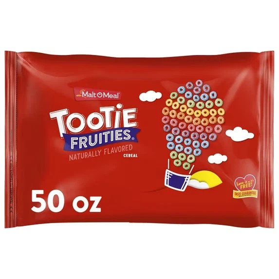 Malt O Meal Tootie Fruities Cereal Fruity Breakfast Cereal Crunchy 50 oz