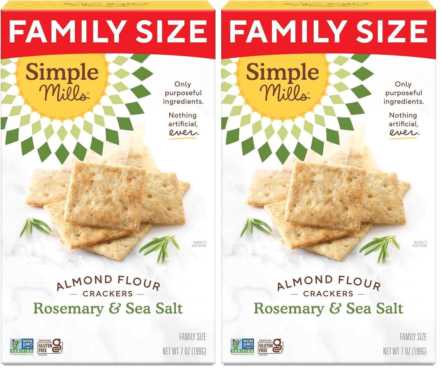 Almond Flour Crackers, Farmhouse Cheddar – Gluten Free, Healthy Snacks, Plant Ba