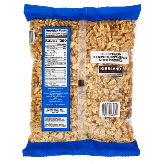 Kirkland Signature Walnut Halves 3 lb Bulk Nuts Snack Baking Cooking