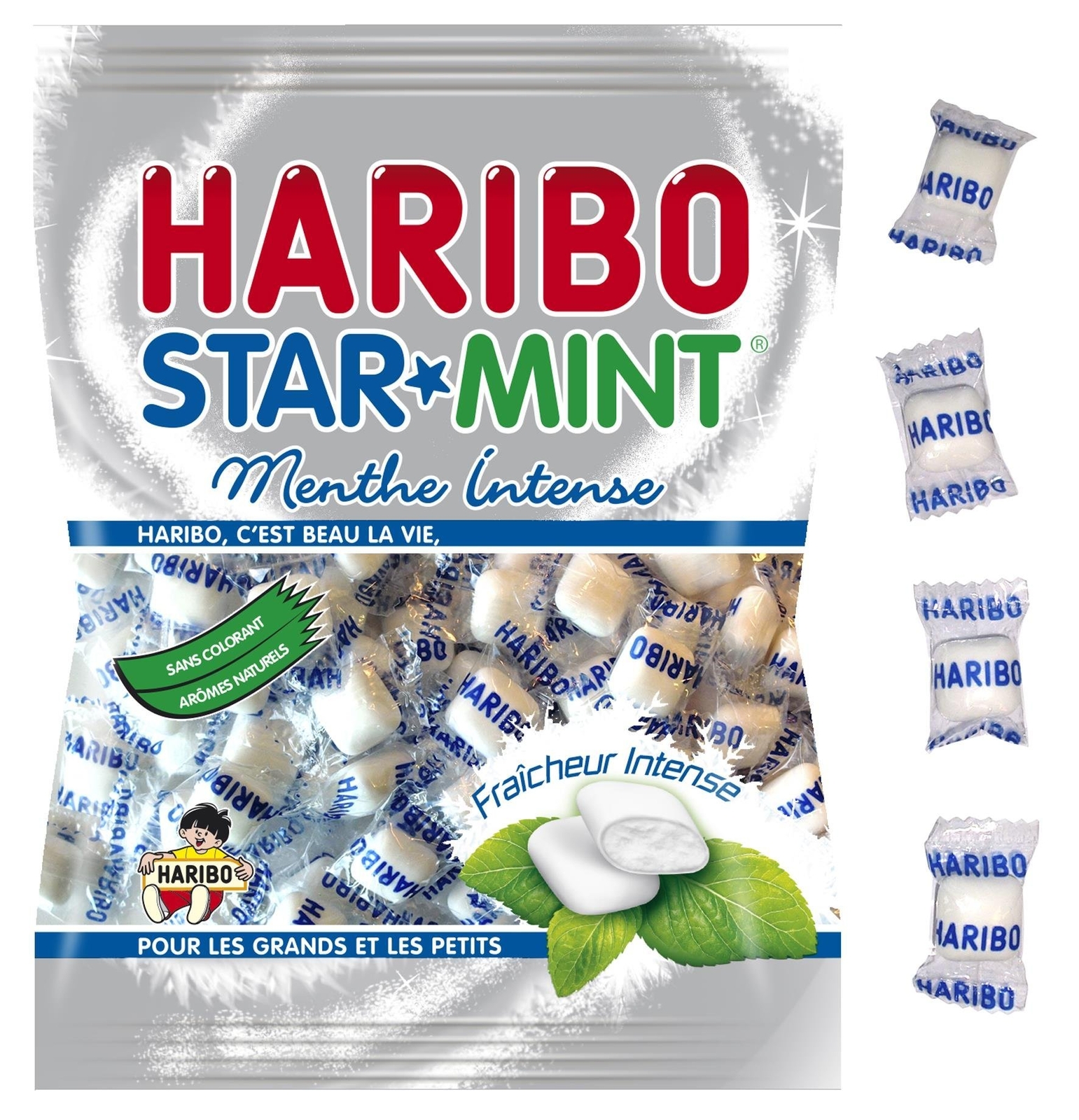 Haribo Starmint Fraîcheur Menthe Intense 200g