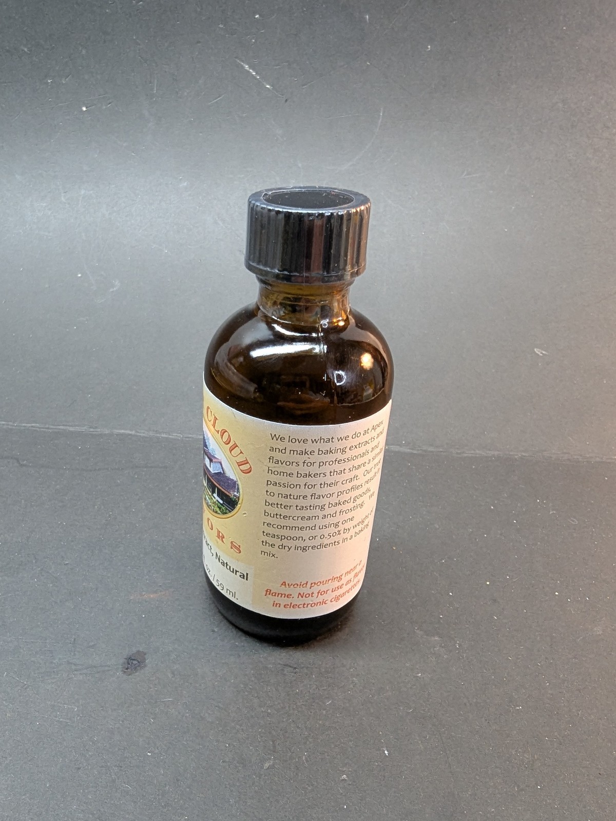 Silver Cloud Flavors Pure Anise Extract Natural 2 fl oz Glass Bottle Sealed