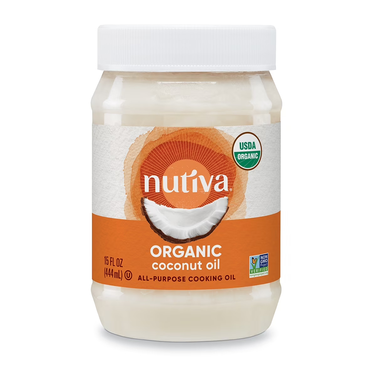 Nutiva Organic, Steam Refined Coconut Oil from non-GMO, Sustainably Farmed Cocon