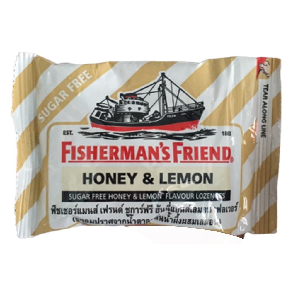 Lozenges Candy Fisherman’s Friend Honey Lemon Flavor Sugar Free 25 g x 5 Packs