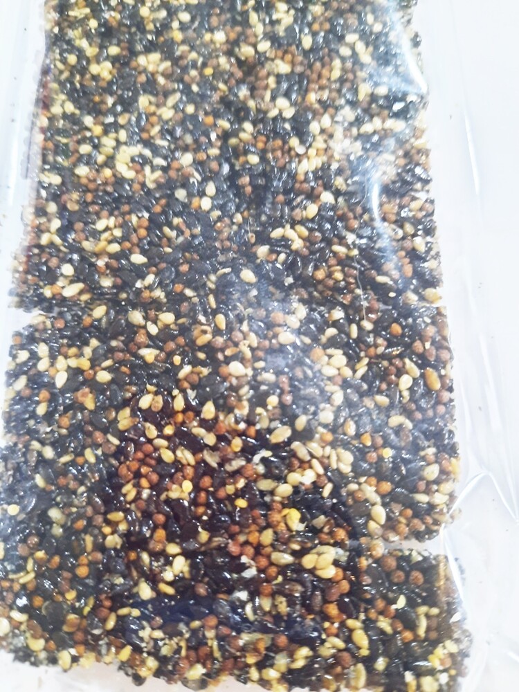 12Packs Sesame Crispy Snack Mixed Grains Dessert Black sesame Vegetarians