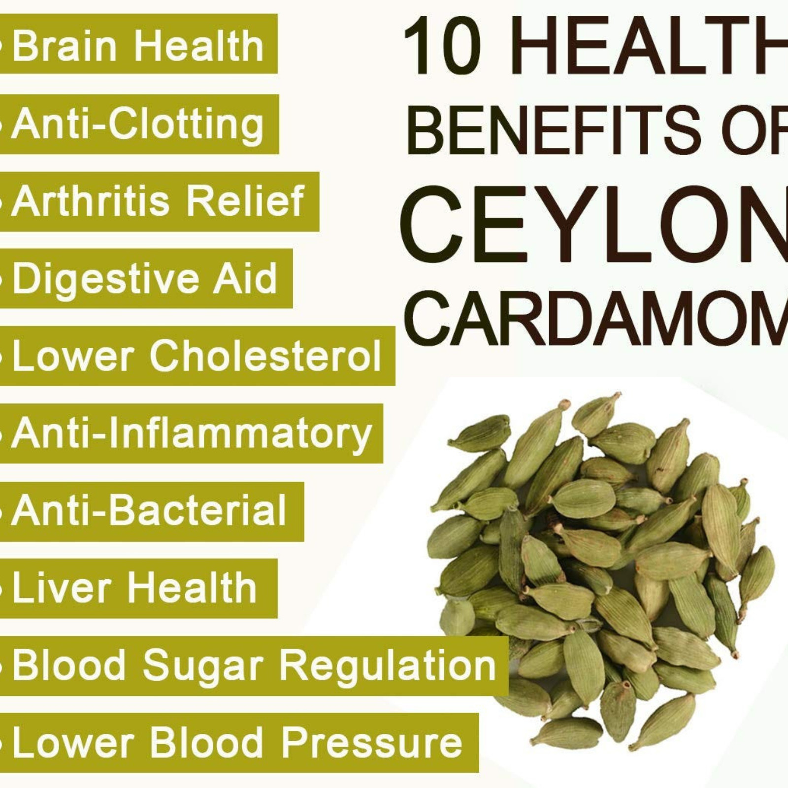 Green Cardamom pods Seeds 100% Ceylon Natural Quality Spices free shipping 25g